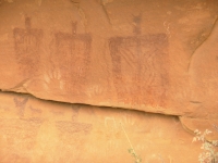 Pictographs near Needles